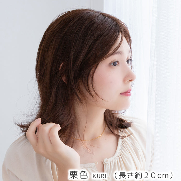 【 SALE! 最終在庫処分】人毛100% 総手植え エアリートップヘアピース