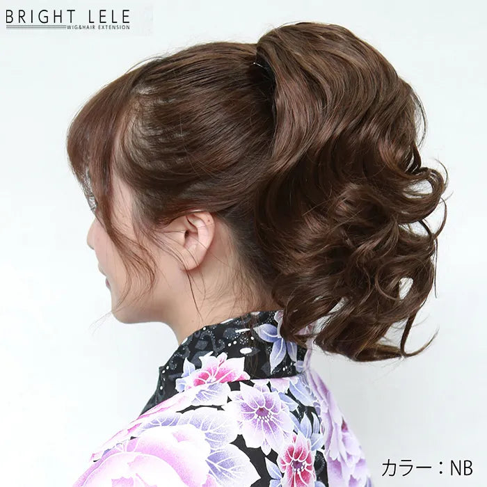 シニヨン(バレッタ付き)