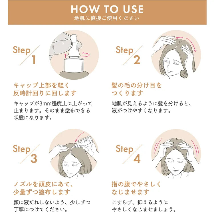 海藻成分配合 肌にやさしい頭皮用ローション 高保湿タイプ SHIZUKU(シズク)