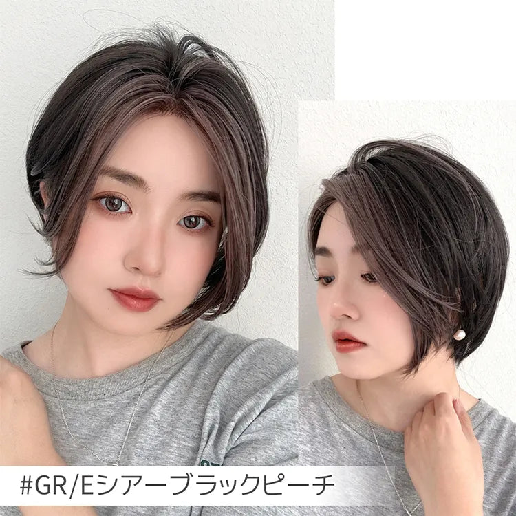 部分手植え ミストバングショート