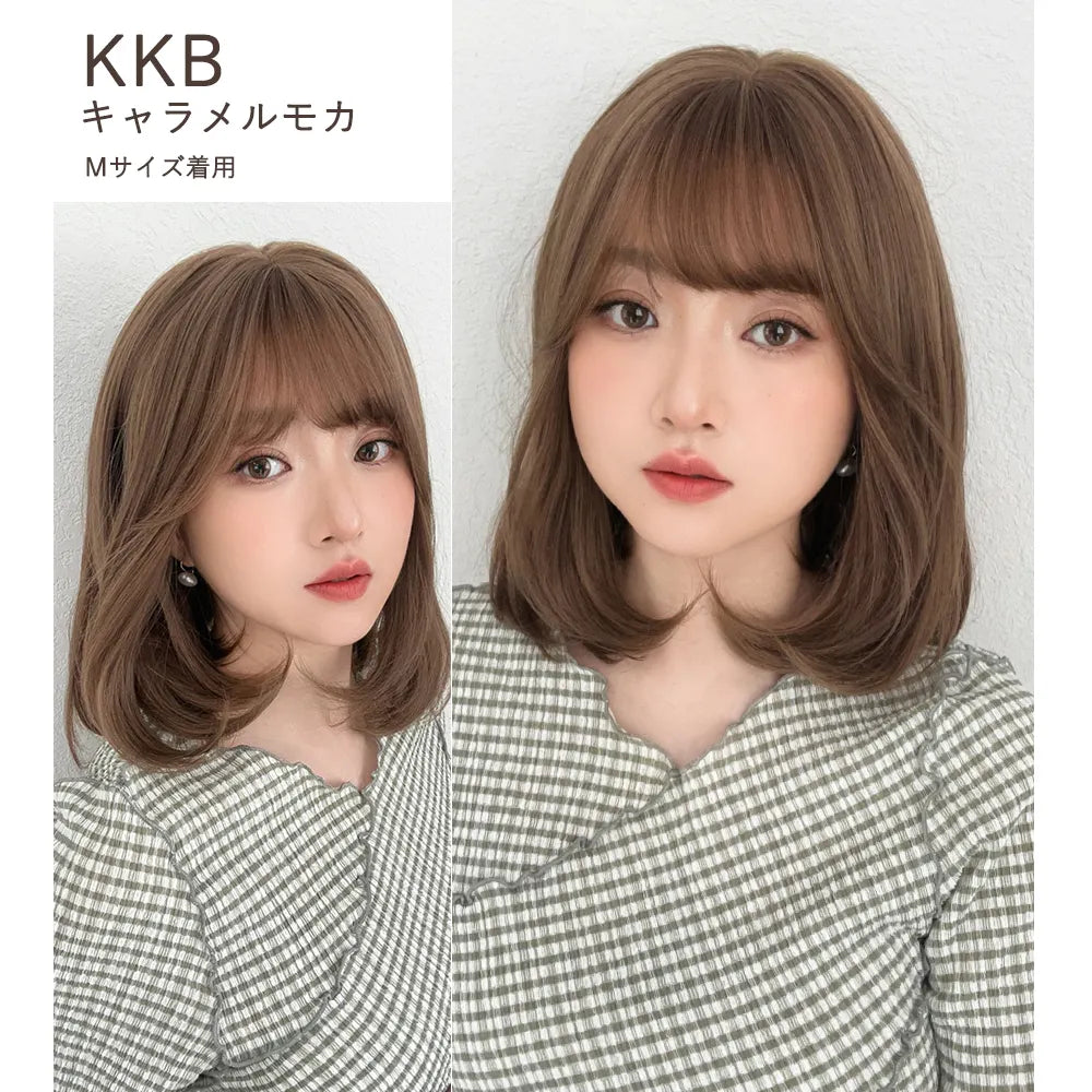 【返品・色交換OK】 素肌ウィッグ 接触冷感 フロートカール