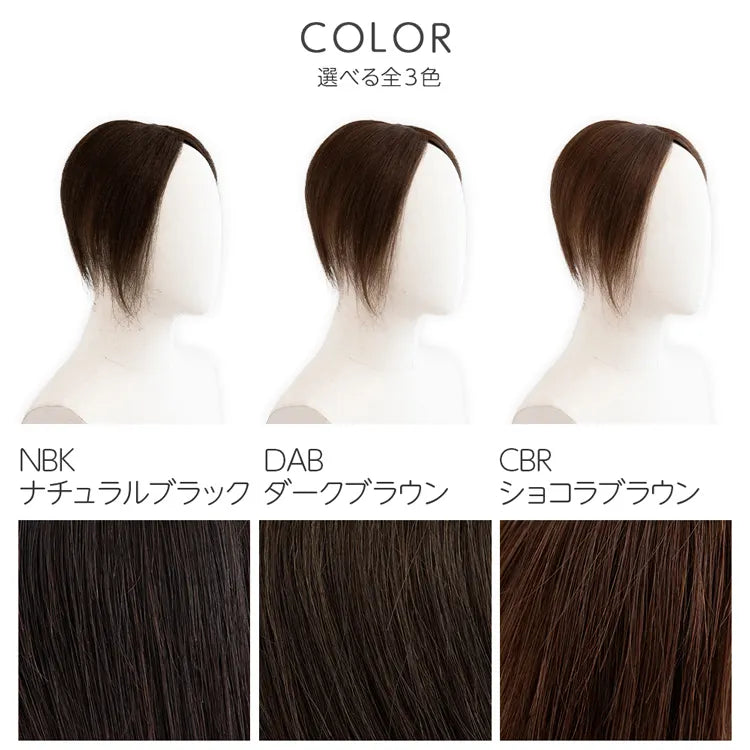 【返品・色交換OK】 総手植え 最高級人毛(レミー) 100% トップヘアピース