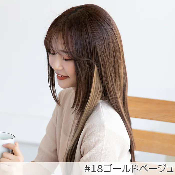 【 SALE! 最終在庫処分】人毛シールエクステ50cm10本分(5シート)