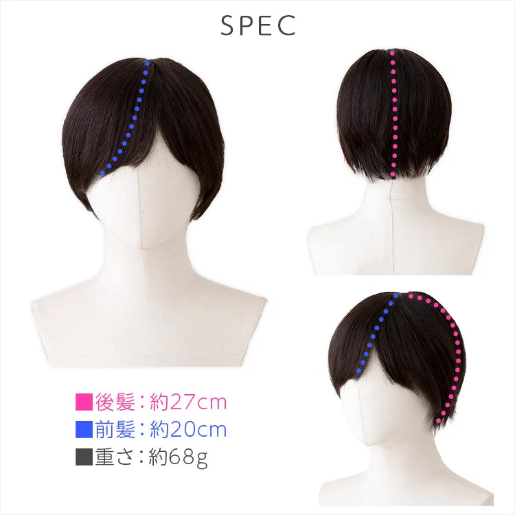 【返品・色交換OK】 医療用ウィッグ 手植え 最高級人毛(レミー)100% フェミニンショート