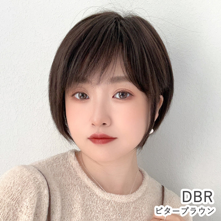 【返品・色交換OK】 医療用ウィッグ 人毛MIX 人毛50% シャルムショート