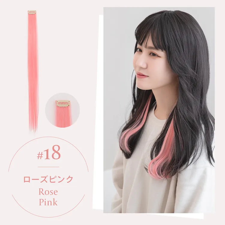 同色4本セット 全33色 ワンタッチエクステ