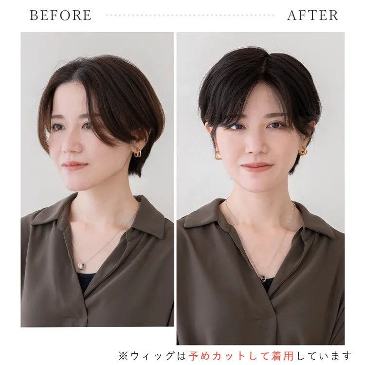 総手植え 最高級レミー人毛100% リアルフィットスキン トップ