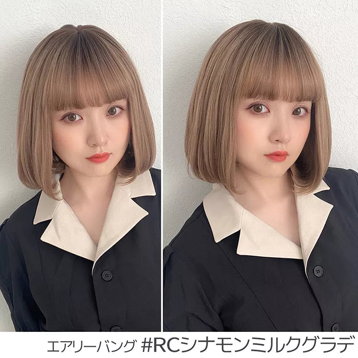 カジュアルボブ 2タイプバング（ショート・ボブウィッグ）｜ウィッグの