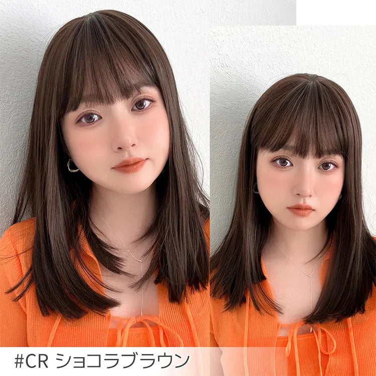 ブラントカットミディ（ミディアムウィッグ）｜ウィッグのことなら