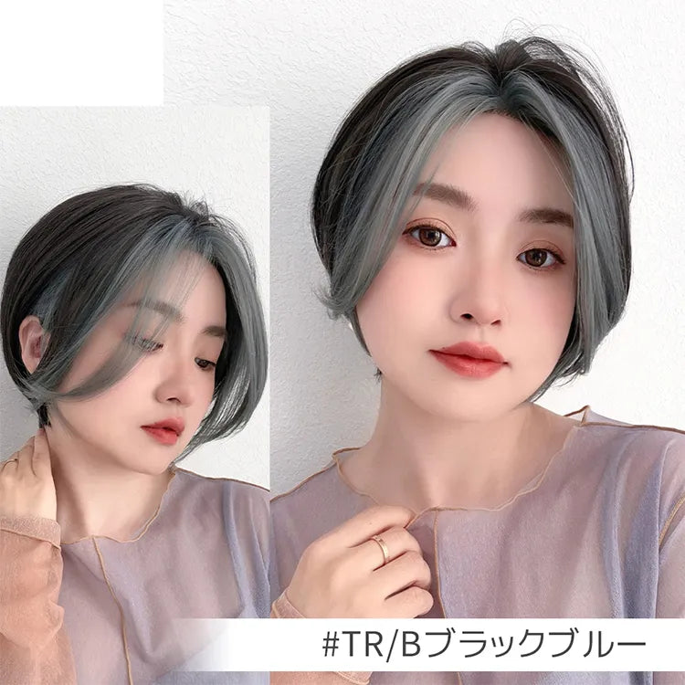 部分手植え ミストバングショート