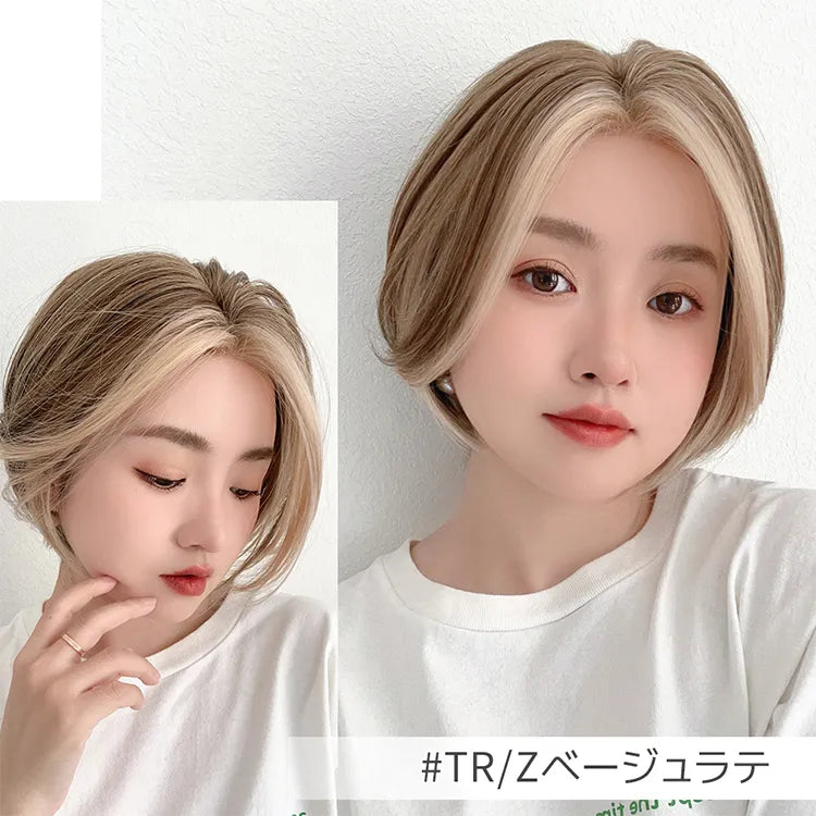 部分手植え ミストバングショート｜ウィッグのことならブライトララ