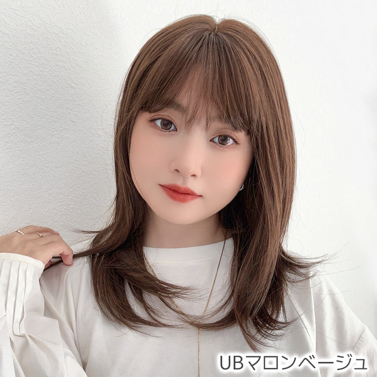 医療用ウィッグ 素肌ウィッグ 接触冷感 シェリーセミディ｜ウィッグの