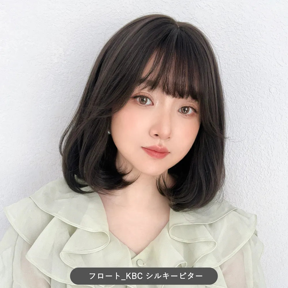 【返品・色交換OK】 素肌ウィッグ 接触冷感 フロートカール＆ルナレイヤー