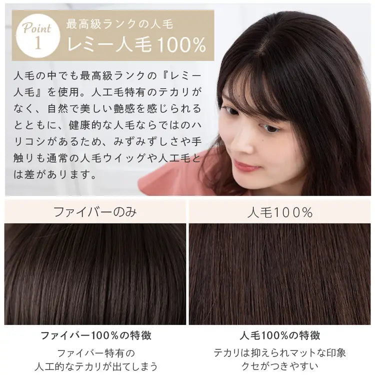 (人毛100％)フルウィッグ 高級人毛100％フルウィッグ カテゴリー 【公式通販】