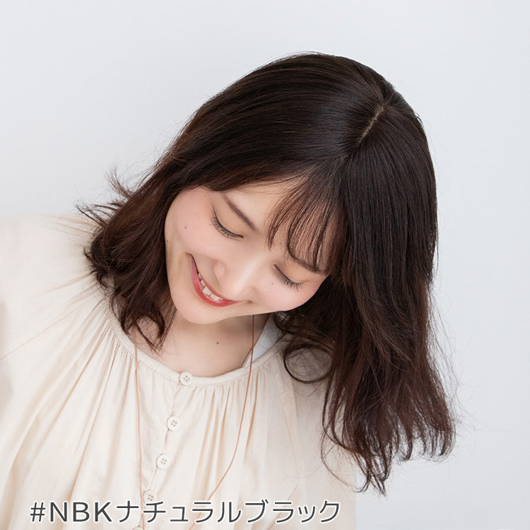 最高級人毛(レミー)100%トップヘアピース（ポイント/医療用ウィッグ