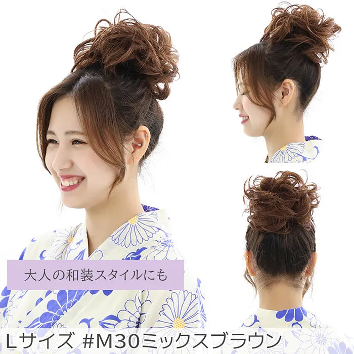 巻くだけ シュシュウィッグ