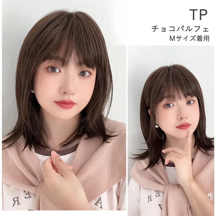 Y...　医療用ウィッグ 医療用ウィッグ 日本製ファイバー レイヤーミディ｜ウィッグのことなら