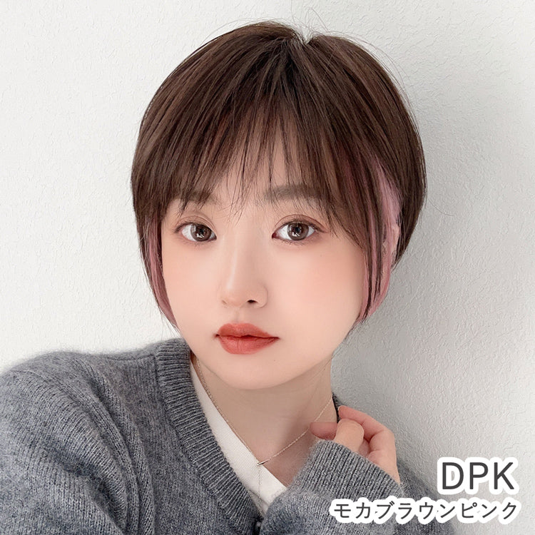 【返品・色交換OK】 医療用ウィッグ 人毛MIX 人毛50% シャルムショート