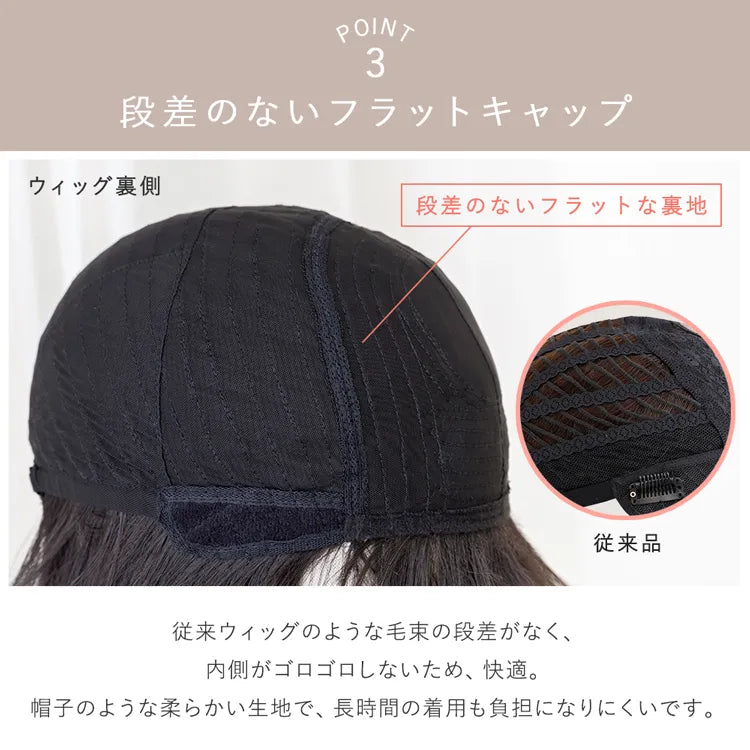 医療用ウィッグ 人毛MIX 人毛50% ルナレイヤー｜ウィッグのことなら
