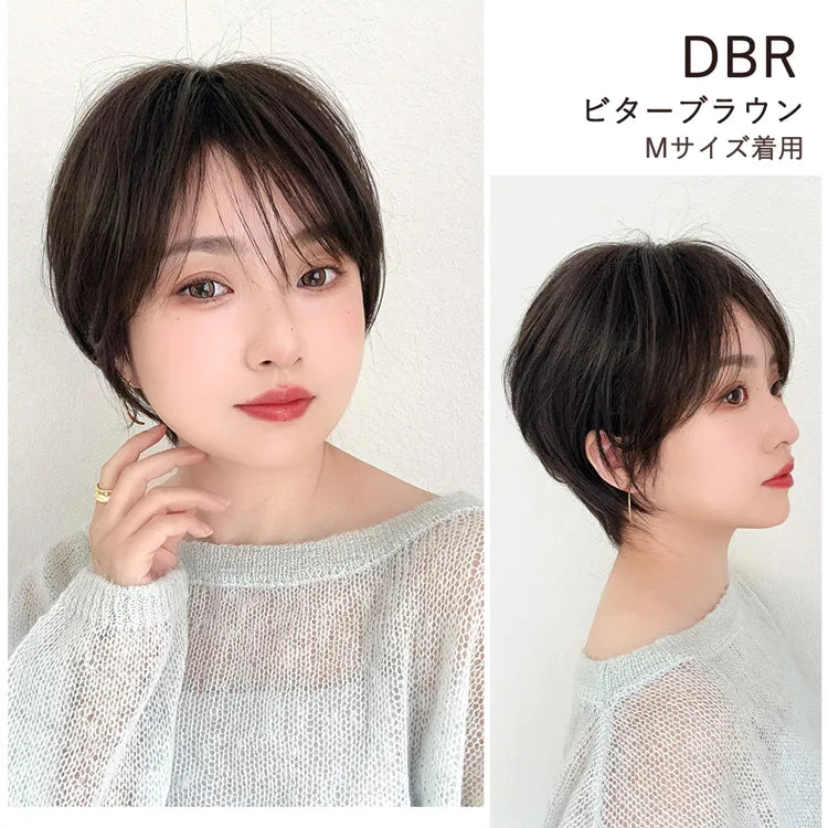 医療用ウィッグ 人毛MIX カルムショート｜ウィッグのことならブライトララ
