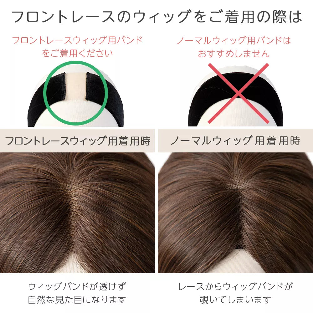 ウィッグ固定バンド2タイプ