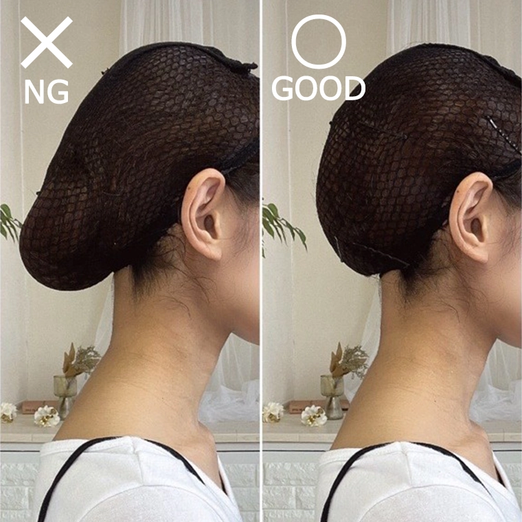 ウィッグの被り方、NGとGOOD