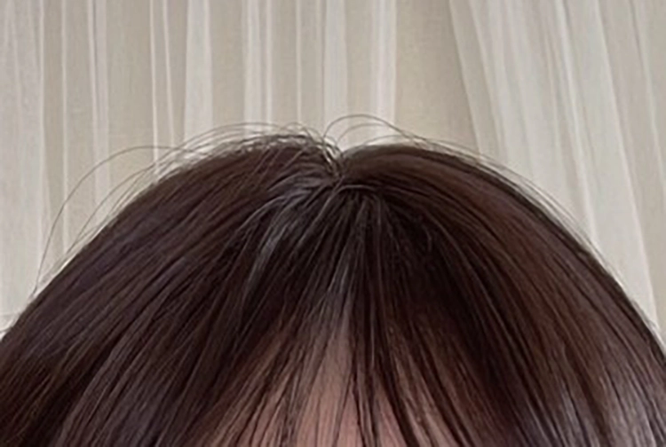 ふわっとしたつむじ