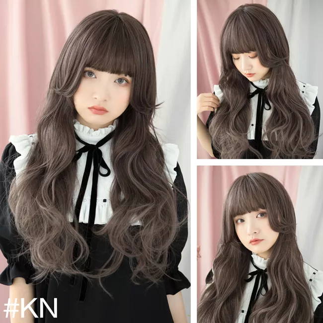 ロングガーリーウルフ ロングウィッグ ウィッグのことならブライトララ