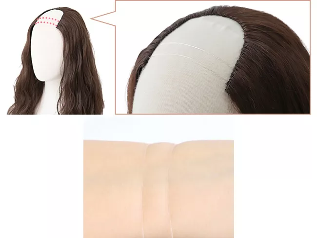 部分手植えヘアセルフミディアムウェーブ hf1419 商品詳細11