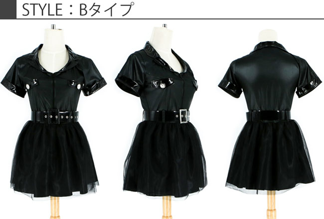 ブラックポリス(コスチューム) kp0010bk 商品詳細15